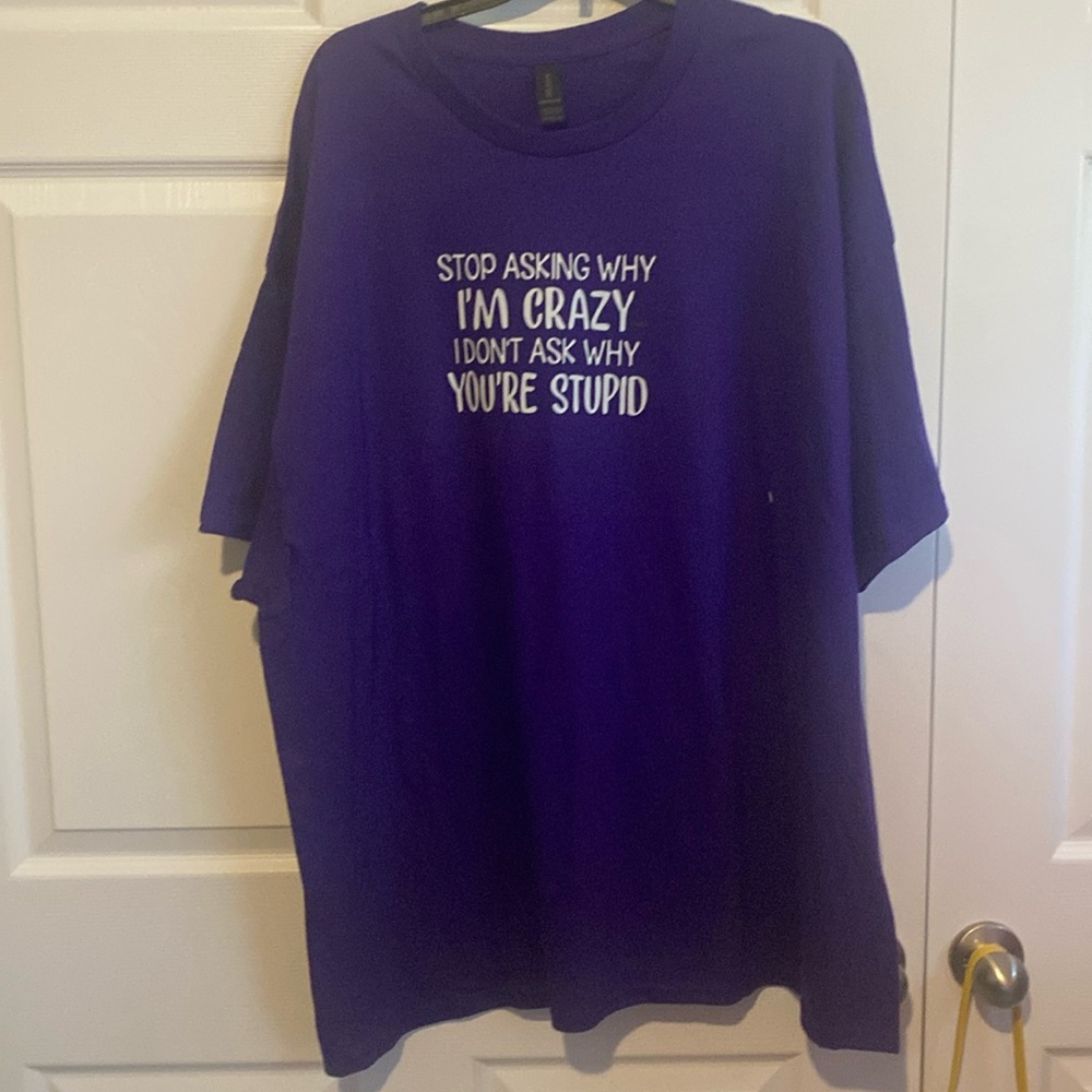 Brand new purple tshirt 3 xl